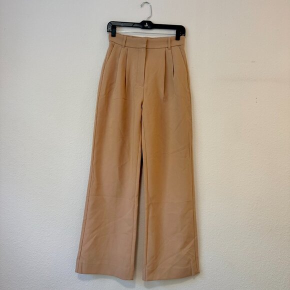 Abercrombie & Fitch Sloane Wide Leg Tan Pant (Size 26R) - Picture 2 of 11